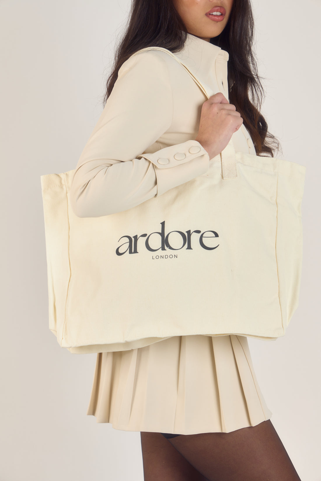 Ardore Active Premium Large Tote Bag | Oat Latte