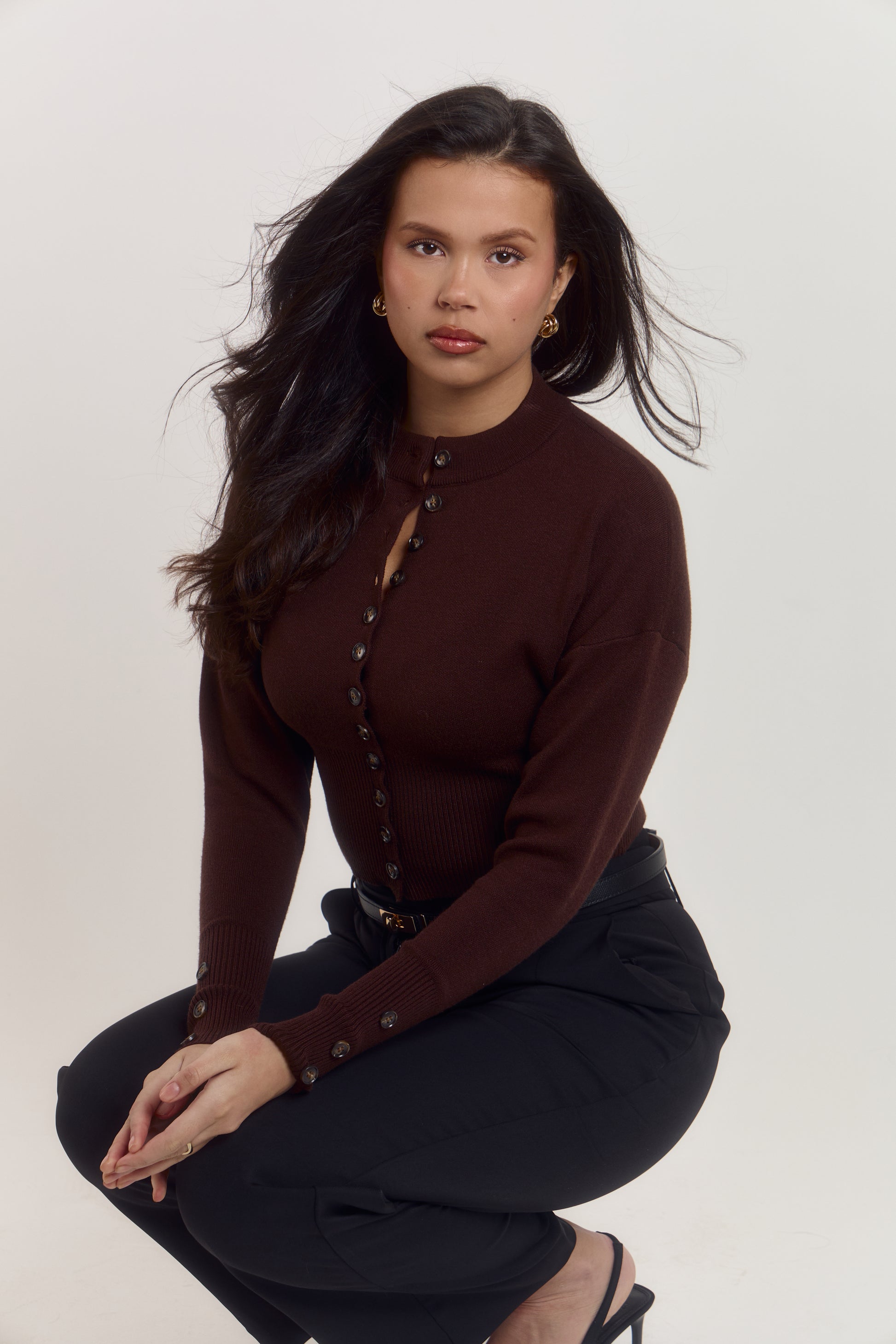 ardore-london-thick-structured-espresso-brown-cardigan