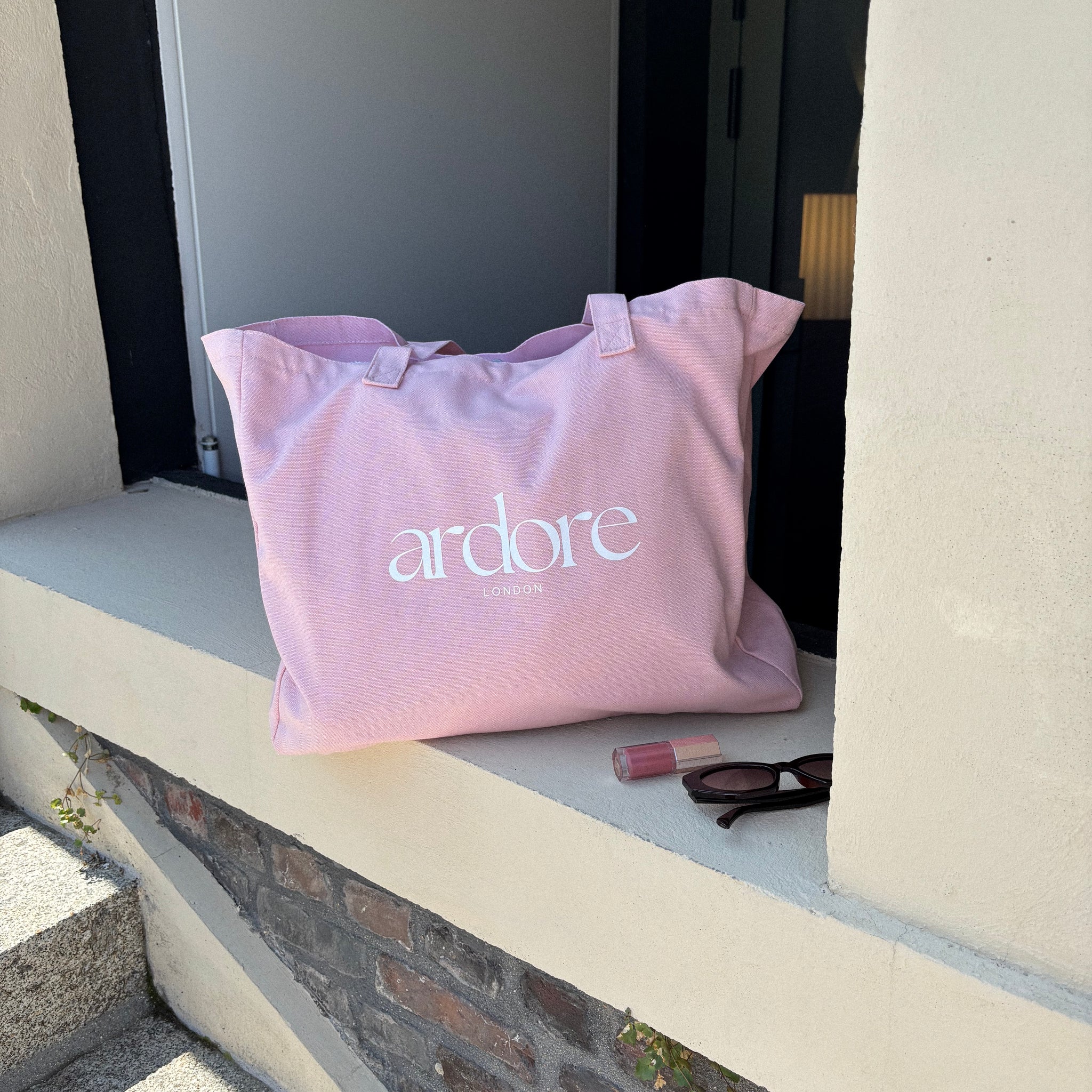 Ardore Active Premium Large Tote Bag | Pink Macaron