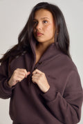 Soft premium cotton brown collared sweater Ardore London